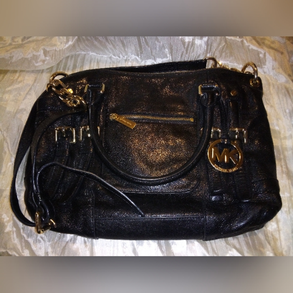 Beautiful Michael Kors Black Purse Handbag